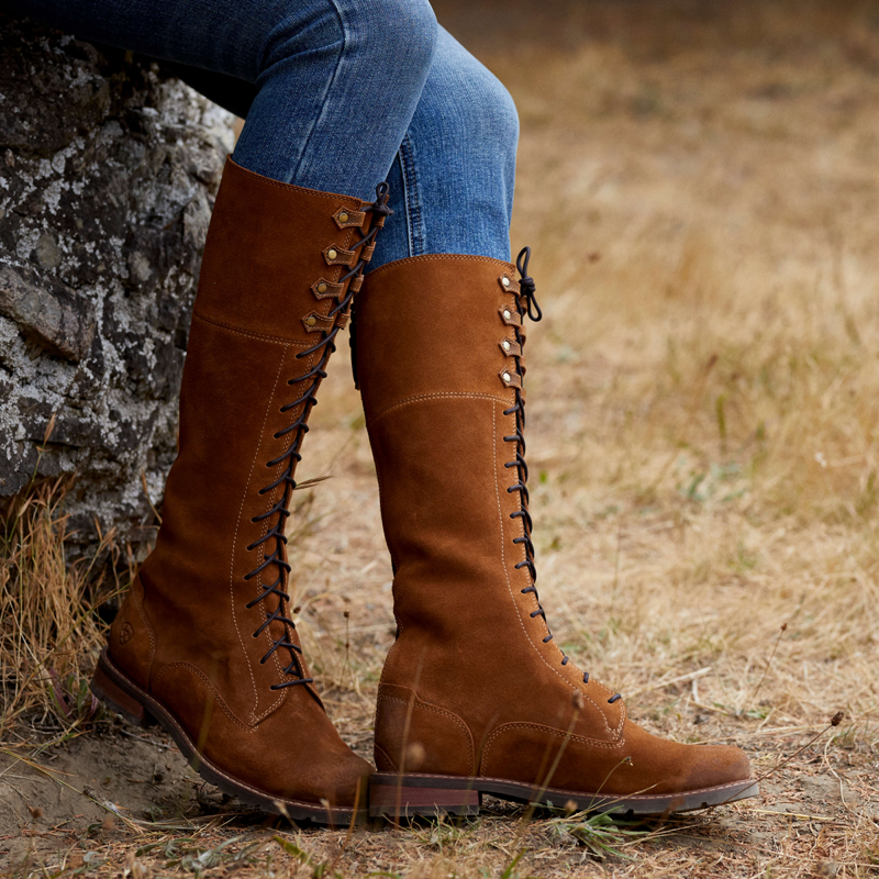 Ariat Women's Ketley Waterproof Boot - Chestnut-5